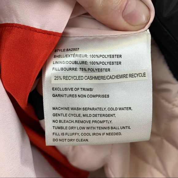 NWT biannual Colour Block Puffer Jacket Size Small - Picture 4 of 4